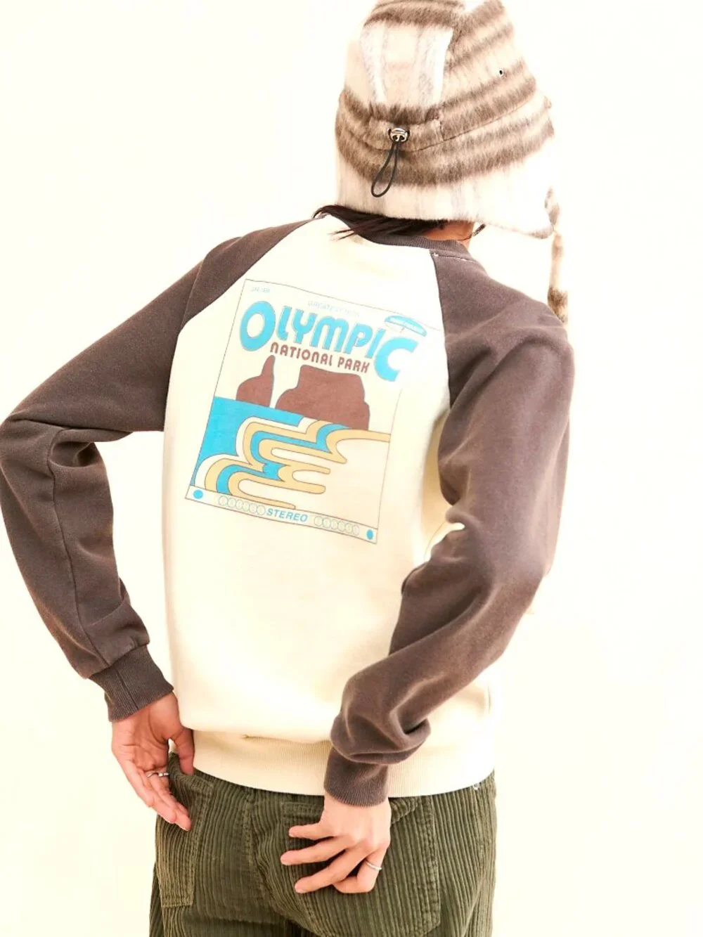 Parks Project Olympic Greatest Hits Raglan Sweatshirt Secondhand Medium - Picture 3 of 7